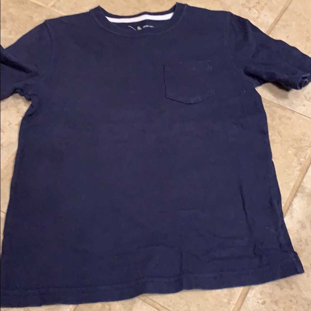Navy Pocket tee